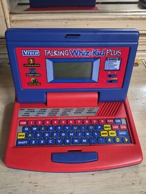 VTech Talking Whiz-Kid Plus Educational Handheld Console - Red & Blue